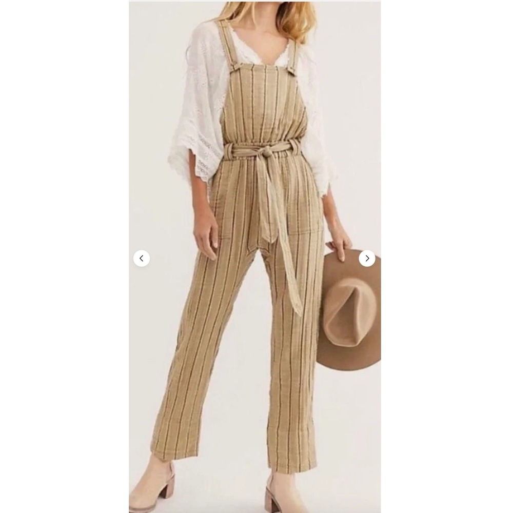 Women's Small Free People FP One Ballast Overall Boho Hippie Festival Beachy